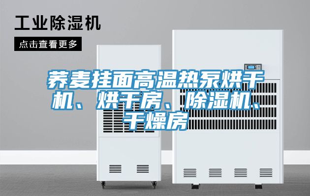 蕎麥掛面高溫?zé)岜煤娓蓹C(jī)、烘干房、除濕機(jī)、干燥房