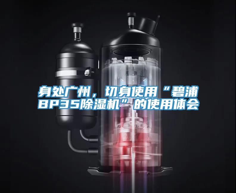身處廣州，切身使用“碧浦BP35除濕機”的使用體會