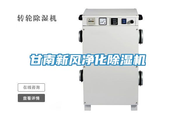 甘南新風凈化除濕機