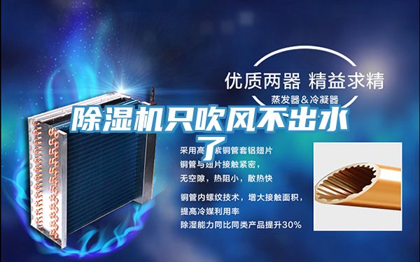 除濕機只吹風不出水了