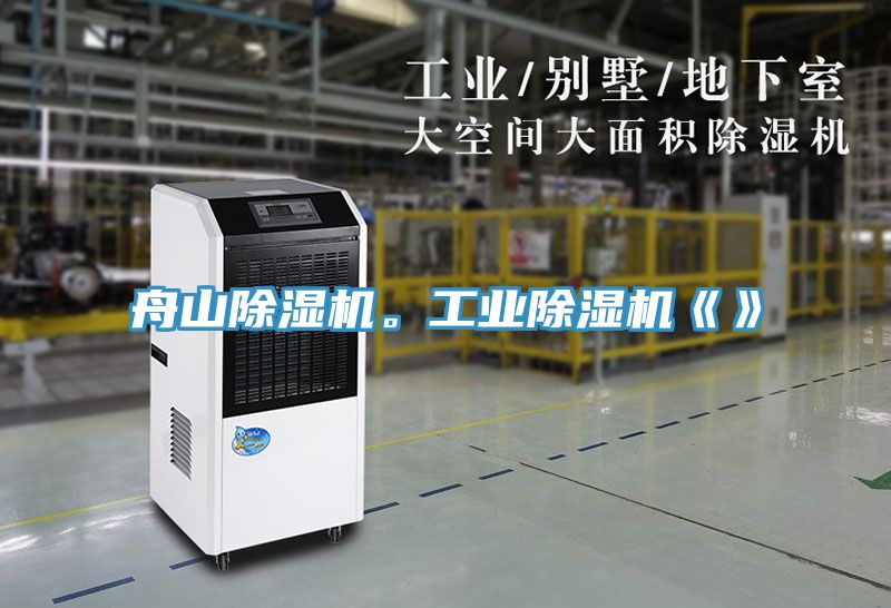 舟山除濕機。工業(yè)除濕機《》