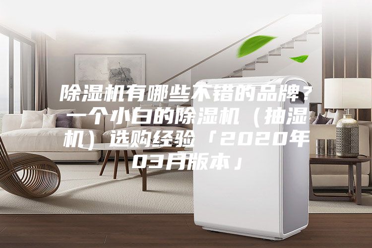 除濕機有哪些不錯的品牌？一個小白的除濕機（抽濕機）選購經驗「2020年03月版本」