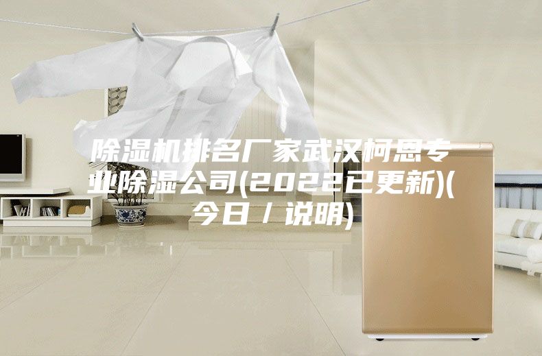 除濕機排名廠家武漢柯恩專業除濕公司(2022已更新)(今日／說明)