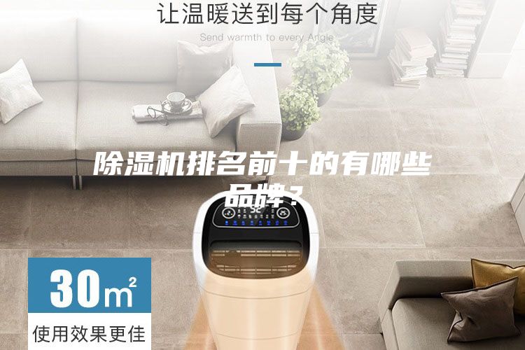 除濕機排名前十的有哪些品牌？