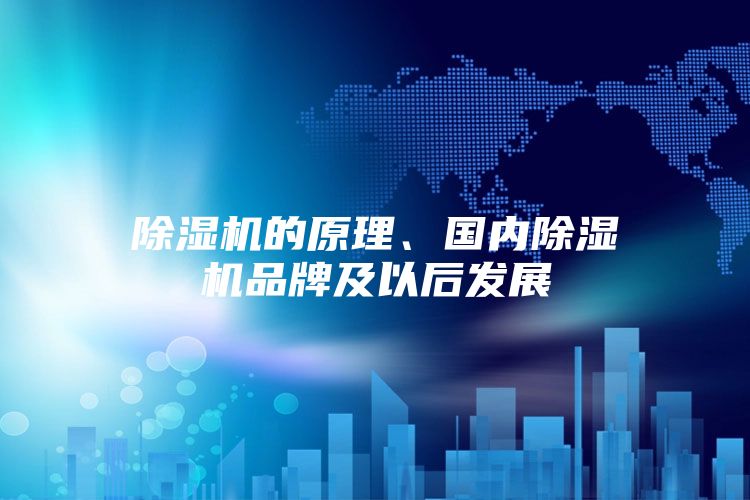 除濕機的原理、國內除濕機品牌及以后發展